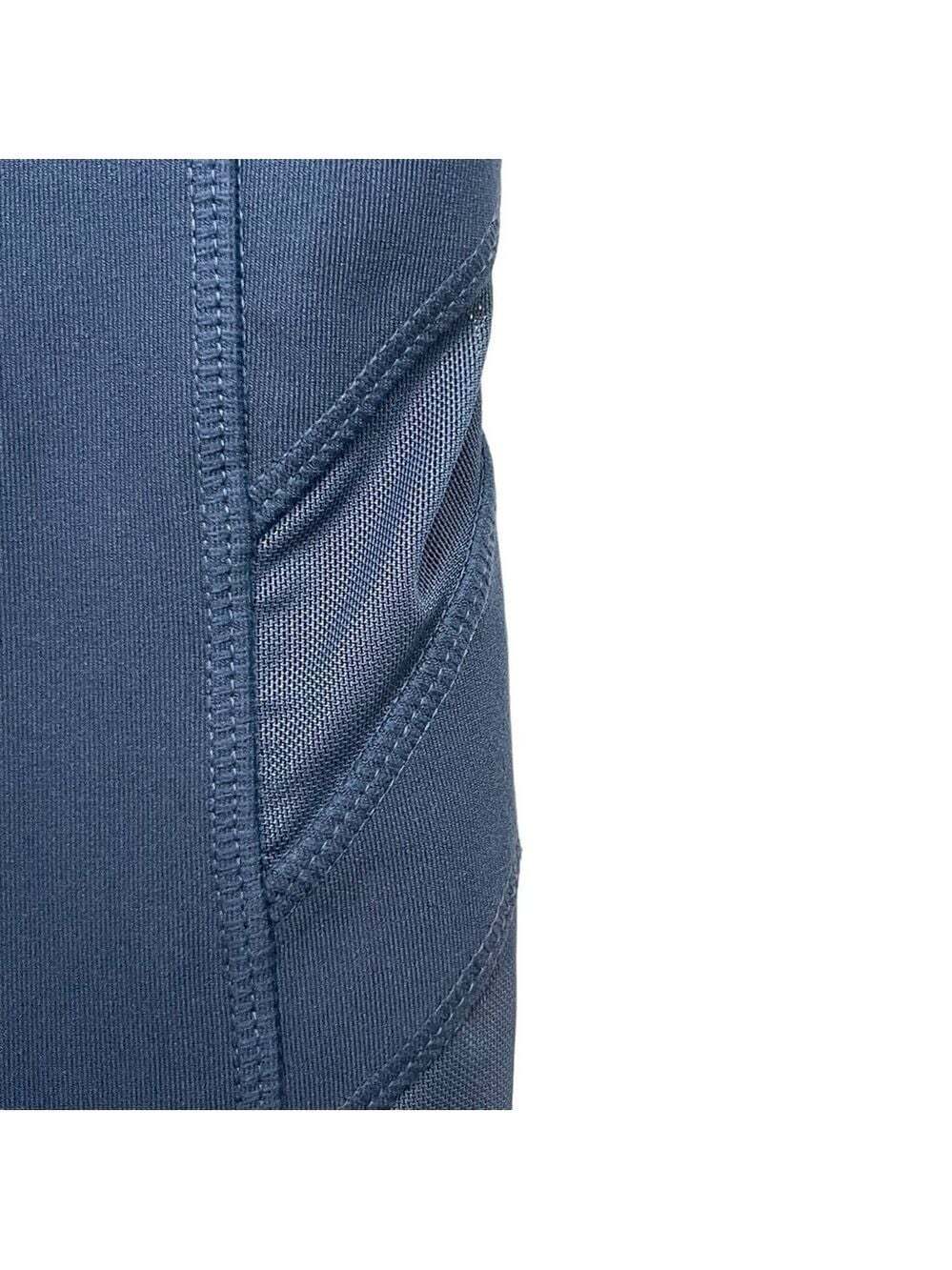Mondetta Blue Polyester Blend Stretch Skinny Mesh Pockets Yoga Pants Size Small - Picture 7 of 16